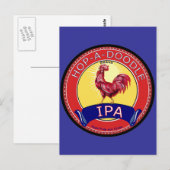 ドードルIPAビールを飲む ポストカード (正面/裏面)