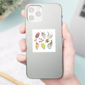 ドードレ描カートン食品 シール (スマートフォン)