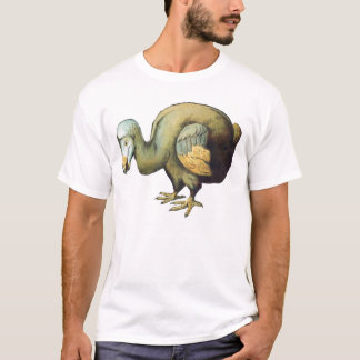 ドードーの鳥の旧式なプリント Tシャツ