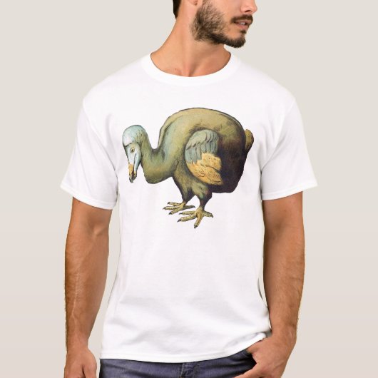 ドードーの鳥の旧式なプリント Tシャツ (正面)