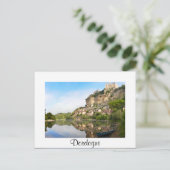 ドードーニュとベイニャック・エ・カゼナック白文字葉書 ポストカード (スタンド正面)