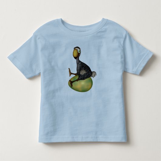 ドードー。 行くが、忘れられない トドラーTシャツ (正面)