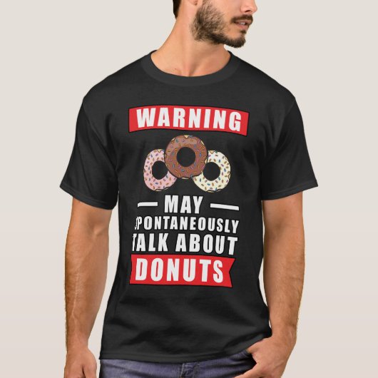 ドーナおもしろいットデザイン Tシャツ (正面)