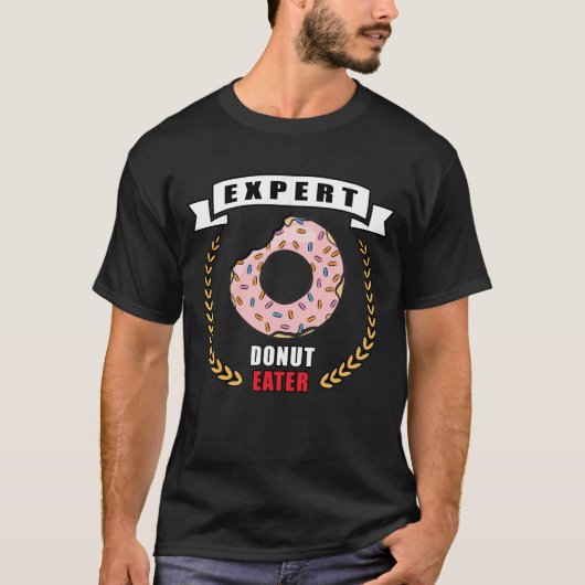 ドーナおもしろいットデザイン Tシャツ (正面)