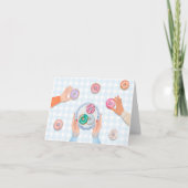 ドーナカラフルーパーティー カード (正面)