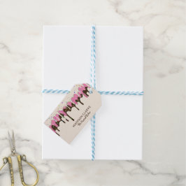 ドーナッツつや消しスプリンクルズベーカーベーカリー ギフトタグ