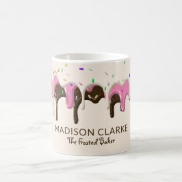 ドーナッツつや消しスプリンクルズベーカーベーカリー コーヒーマグカップ