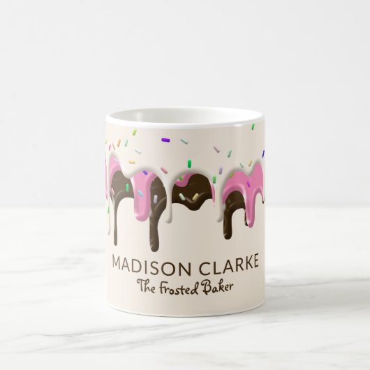 ドーナッツつや消しスプリンクルズベーカーベーカリー コーヒーマグカップ (中央)