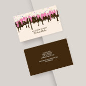 ドーナッツつや消しスプリンクルズベーカーベーカリー 名刺