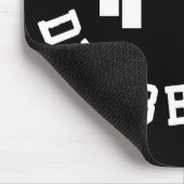 ドーナッツとダンベル – カーブおもしろいトレーニング マウスパッド (コーナー)