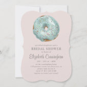 ドーナッツとブライダルシャワー 招待状 (正面)