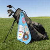 ドーナッツの王 ゴルフタオル (グリーン)