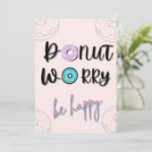 ドーナッツウォークベハッピー招待状 招待状 (スタンド正面)