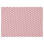 ドーナッツキッド誕生日かわいいピンク テーブルクロス (正面(横))