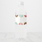 ドーナッツショップバースデーパーティー ペットボトルラベル (裏面)