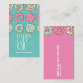 ドーナッツショップベーカリーカフェパスティ 名刺 (正面/裏面)