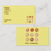 ドーナッツショップ名刺 名刺 (正面/裏面)