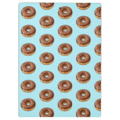 ドーナッツスイートガールスプリンクルズパターン名前をカスタムする クリップボード (裏面)