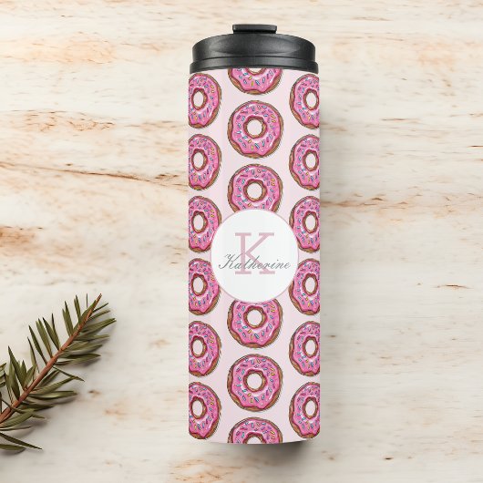 ドーナッツスイートガールスプリンクルズパターン名前をカスタムする タンブラー