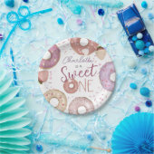 ドーナッツスウィートワン誕生日 ペーパープレート (パーティー)