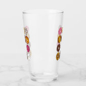 ドーナッツダースブレックファーストフードペストリードーナツ タンブラーグラス (左)