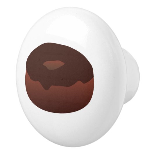 ドーナッツチョコレートキッチンデコール  セラミックノブ (右)