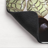 ドーナッツチョコレートデザートピースラブパーティー運命 マウスパッド (コーナー)