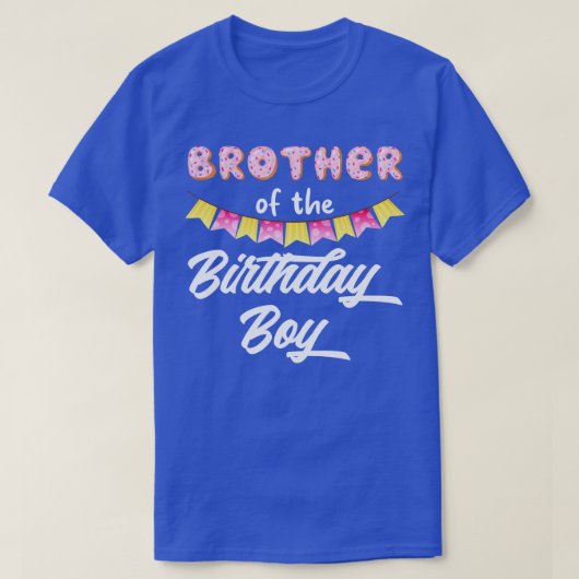 ドーナッツブラザーオブザ誕生日ボーイ Tシャツ (デザイン正面)