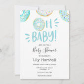 ドーナッツベイビーシャワー 招待状 (正面)