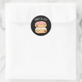 ドーナッツベジェリードーナッおもしろいトプン ラウンドシール (バッグ)