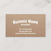 ドーナッツペストリーベーカリークラフトロイヤリティ報酬 ロイヤリティカード (裏面)