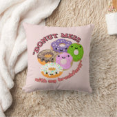 ドーナッツメスウィズマイブレックファースト クッション (ブランケット)