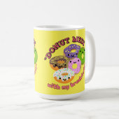 ドーナッツメスウィズマイブレックファースト コーヒーマグカップ (正面右)