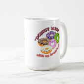 ドーナッツメスウィズマイブレックファースト コーヒーマグカップ (正面右)