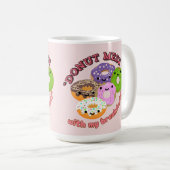 ドーナッツメスウィズマイブレックファースト コーヒーマグカップ (正面右)