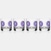 ドーナッツ邪魔しないで ウイスキーグラス (左)