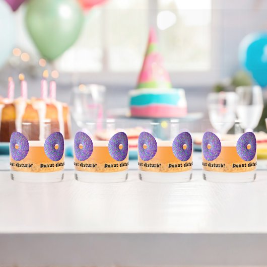 ドーナッツ邪魔しないで ウイスキーグラス (インサイチュ (バースデー))