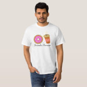 ドーナットコーヒーフレンズ永遠Tシャツ Tシャツ (正面フル)