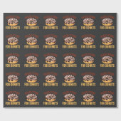 ドーナットデッドリフトジムトレーニングフィットネスファストフードファン ラッピングペーパー (フラット)