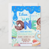 ドーナットボーイスウィートワン招待状 招待状 (正面)