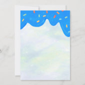 ドーナットボーイスウィートワン招待状 招待状 (裏面)