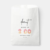 ドーナットマもしインドIドドーナッツバー結婚式の引き出物 フェイバーバッグ (正面)