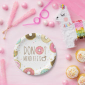 ドーナットマもしインドIド紙プレートブライダルシャワー ペーパープレート (パーティー)