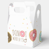 ドーナットマインドもし私は好意ボックスブライダルシャワーバッグ フェイバーボックス (オープン)