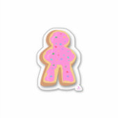 ドーナットミプルおもしろいボードゲームキュートデザイン シール (正面)