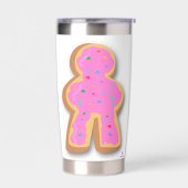 ドーナットミプルおもしろいボードゲームデザイン 保温保冷タンブラー (左面)