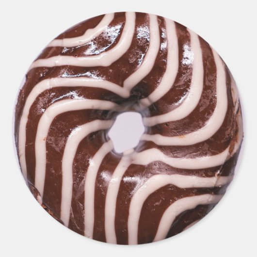 ドーナットラウンドステッカー ラウンドシール (正面)