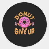 ドーナッ与えトアップおもしろいトレーニングフィットネスジム ラウンドシール (正面)
