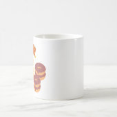 ドーナッ与えトチョコとホワイトチョコレートドーナツ コーヒーマグカップ (中央)