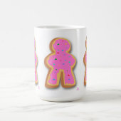 ドーナツおもしろいボードゲームピースアートルック コーヒーマグカップ (中央)